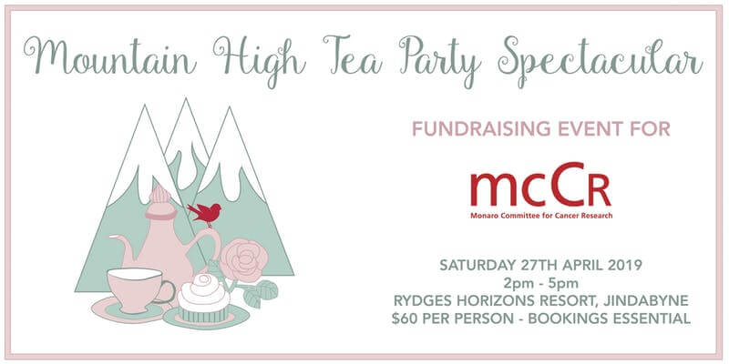 See us at the Mountain High Tea Fundraiser!